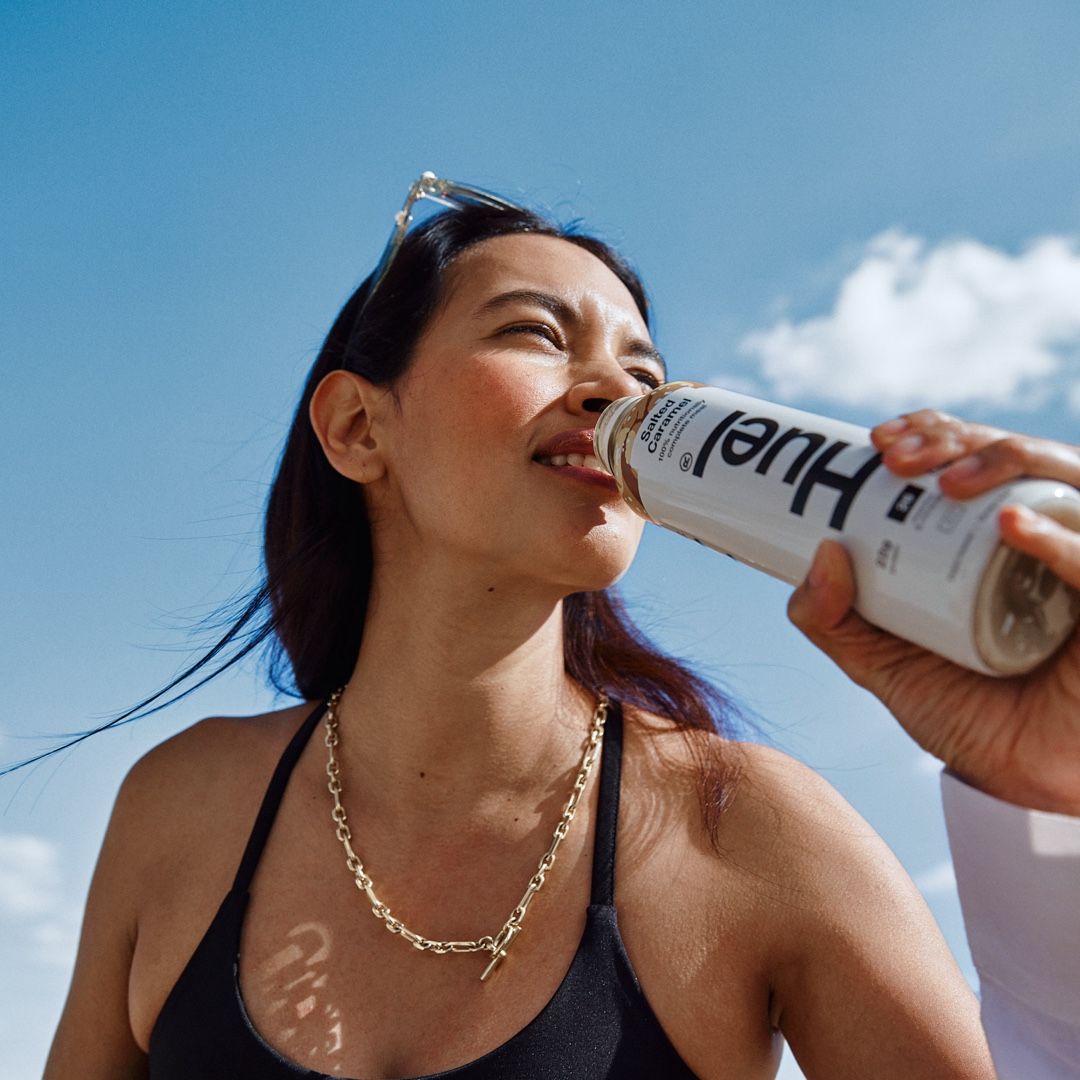 Huel Ready-to-drink bottle for subscription and case-price context