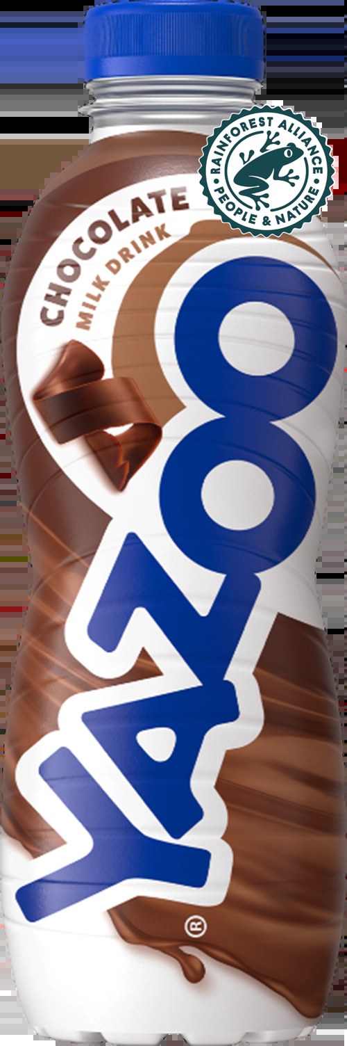 Yazoo Chocolate bottle for dairy comparison