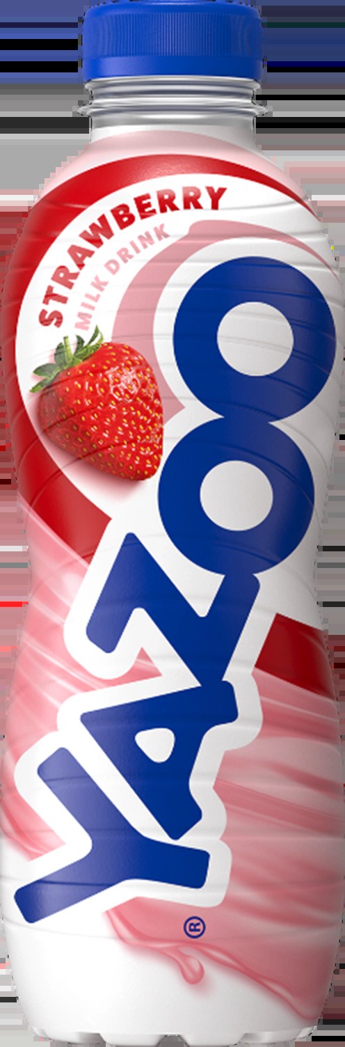 Yazoo Strawberry bottle for flavour-spread comparison
