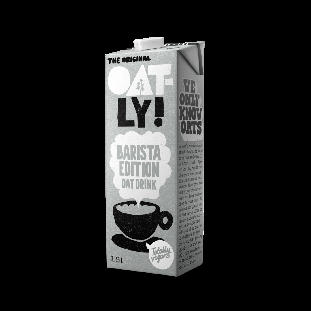 Oatly Barista Edition for oat-base comparison